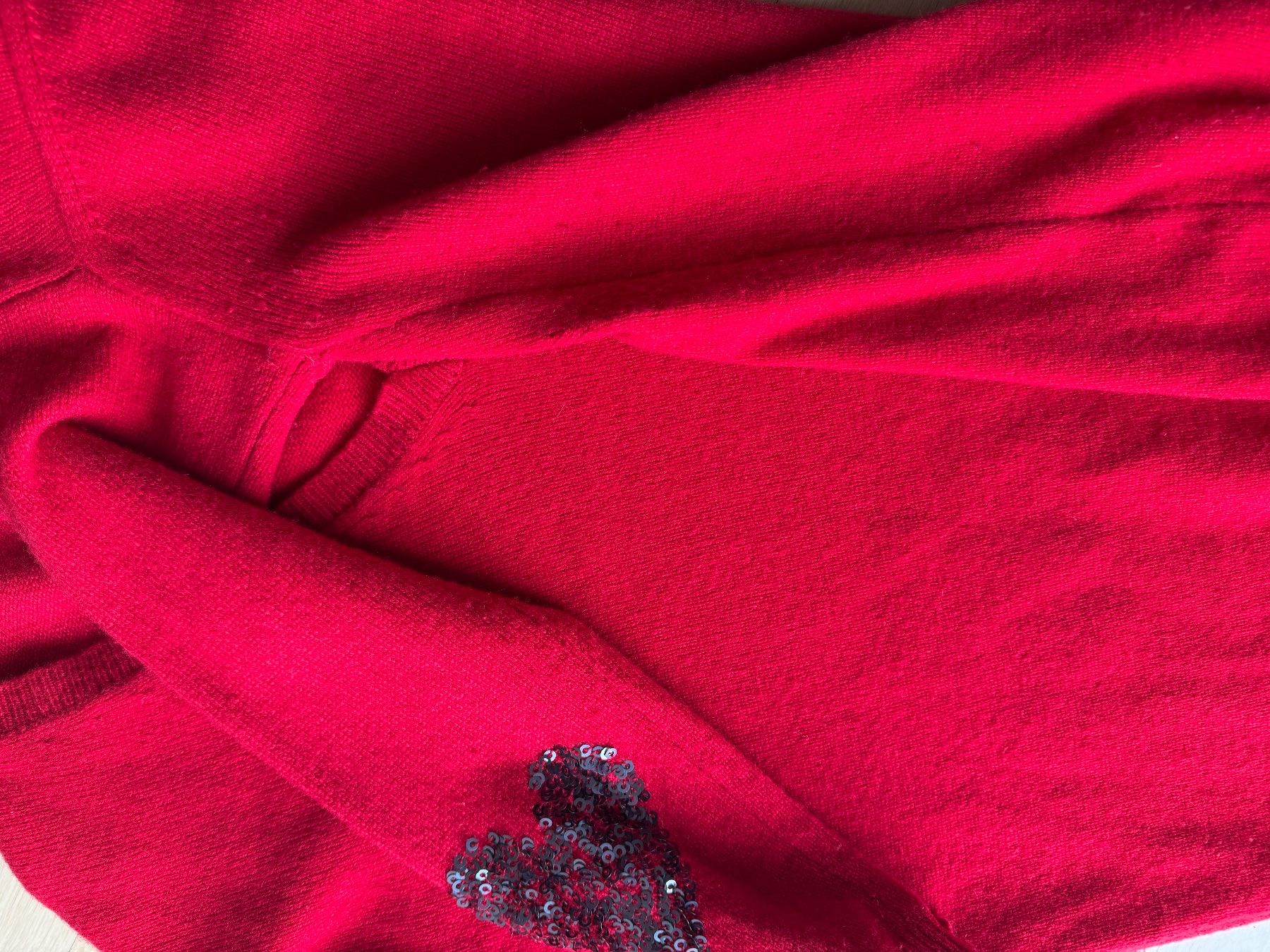 Pulls & Sweat-shirts: Zadig & Voltaire Pullover L Rot Wolle Cashmere – D'occasion à Basel par Rouge. 4