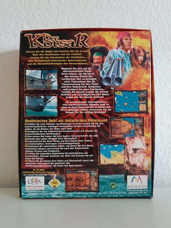 PC Game Der Korsar (1999) Big Box (Gebraucht) in Greifensee für CHF 30 ...