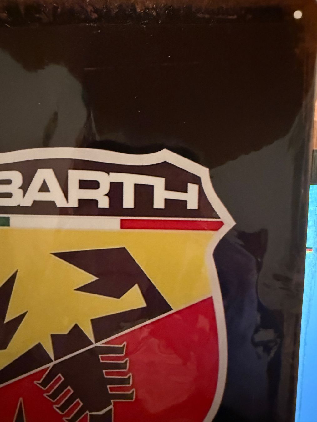 Abarth Insegne: Blechschild Abarth 30x20 cm NEU – Nuovo e nell'imballaggio originale da Messen venduto da Versber 2