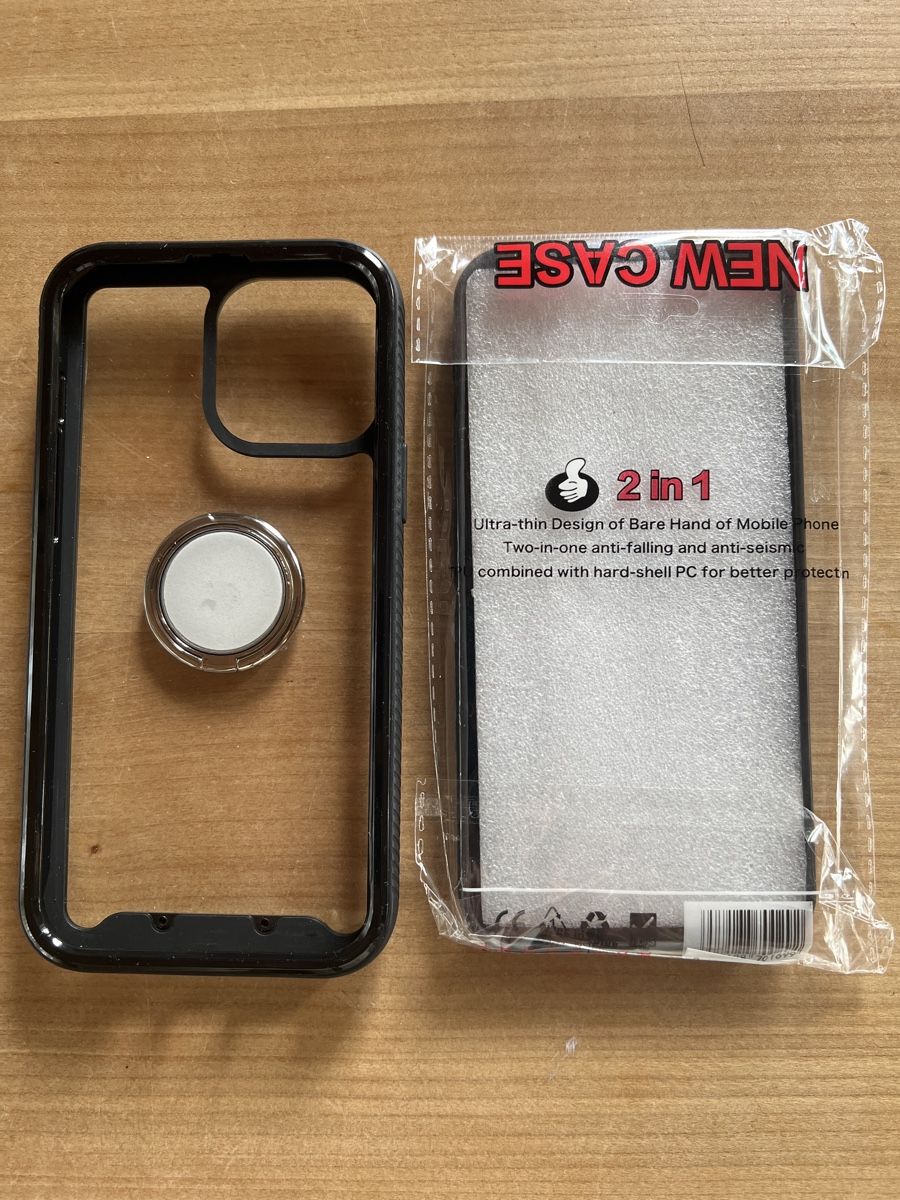 Cover & Protezioni schermo: 2in1 iPhone 13 Pro Max Hüllen mit Ring Schwarz Neu! – Nuovo (secondo la descrizione) da Münsingen venduto da est_s6vf