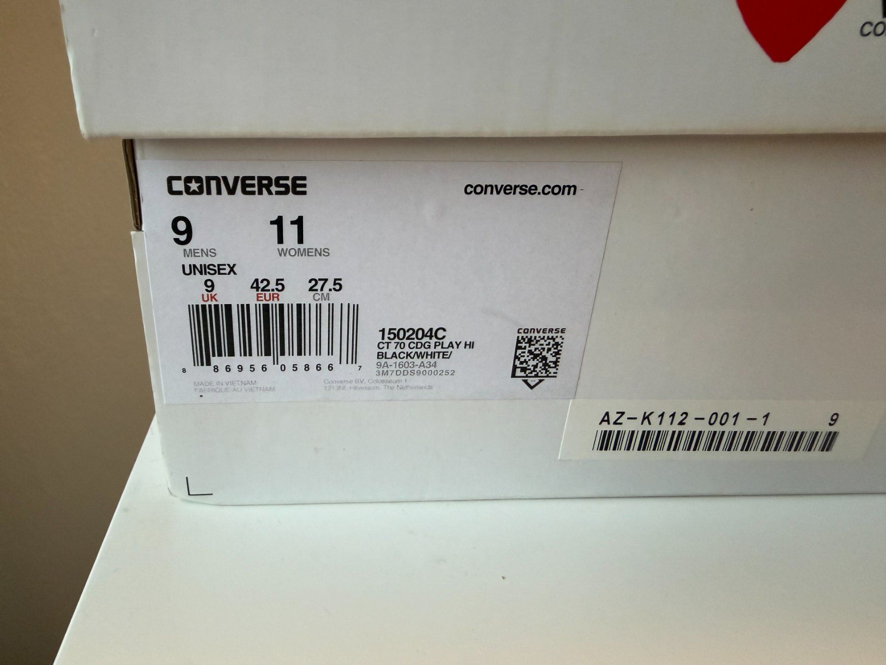 Converse Herrenschuhe: Converse Chuck CDG Play – Gebraucht aus Ennenda von KUROI14 8