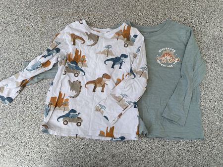 T-Shirts à longues manches dinosaures