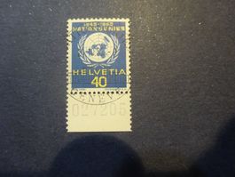 1955  Z-Nr. 21 ET-Voll mit Gummi**  SBK 2020 70.00