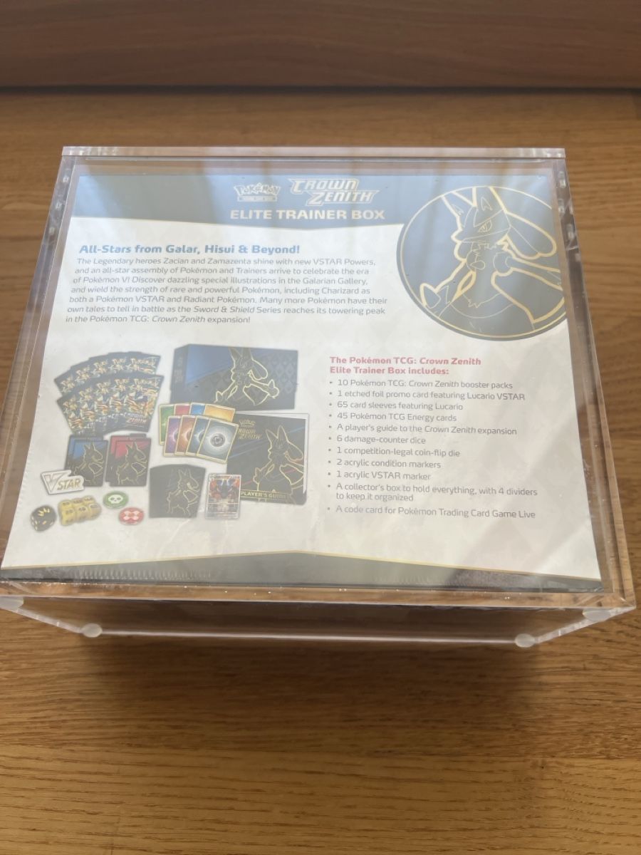 Pokémon Cartes à collectionner: Crown Zenith ETB inkl. Acrylic Case – Neuf avec emballage d'origine à Dübendorf par ric_8628 2