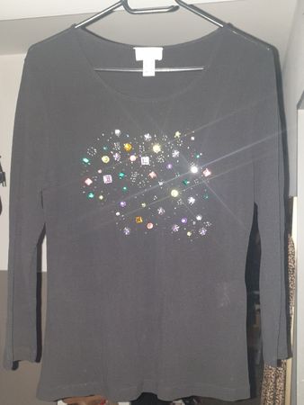 Prestige schönes Seidenshirt Gr. 38