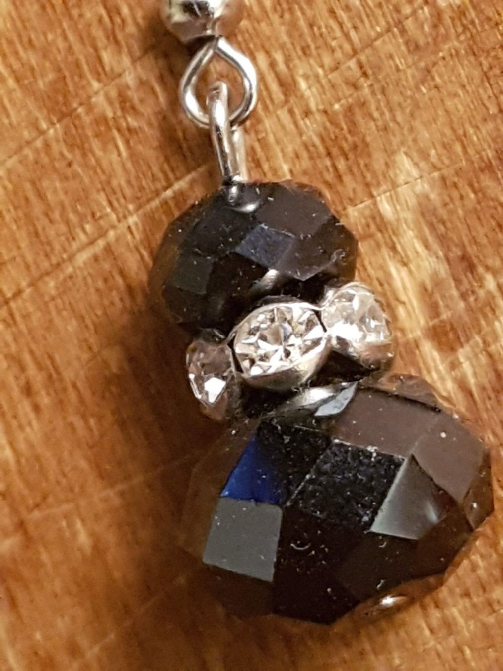 Orecchini pendenti & Orecchini a lobo: Ohrhänger facettierte schwarze Beads – Usato da Ettingen venduto da Maranathatalitha 2