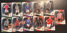 Football Trading Cards 11 pcs assorted players new