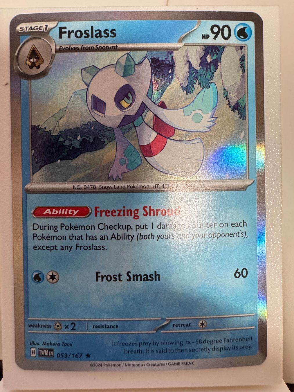 Pokémon Sammelbilder & Trading cards: Froslass | 053/167 | Pokémon TCG | Englisch – Neu (gemäss Beschreibung) aus Bassersdorf von ero_9zp9