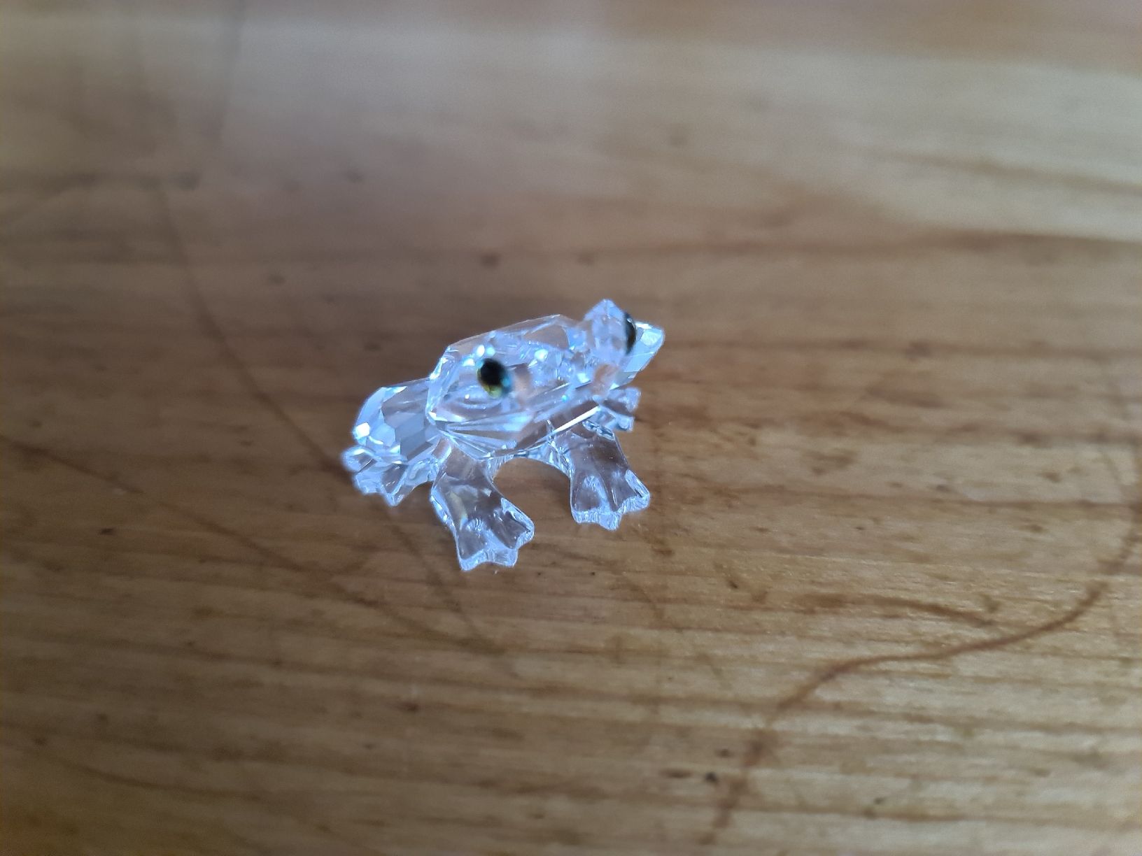 Swarovski Statuette: Swarovski Figur Frosch  – Usato da henau venduto da Rockj
