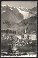 Saas-Fée, Totalansicht mit Bergpanorama