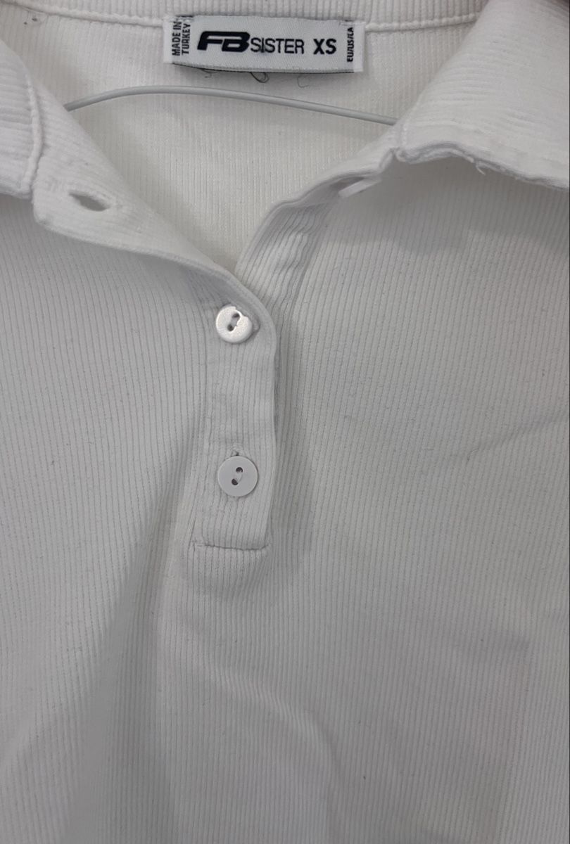 Polo-Shirts: Weisses Langarm-Poloshirt – Gebraucht aus Zürich von man_nq66 3