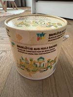 Bauklötze aus Holz, unbenutzt