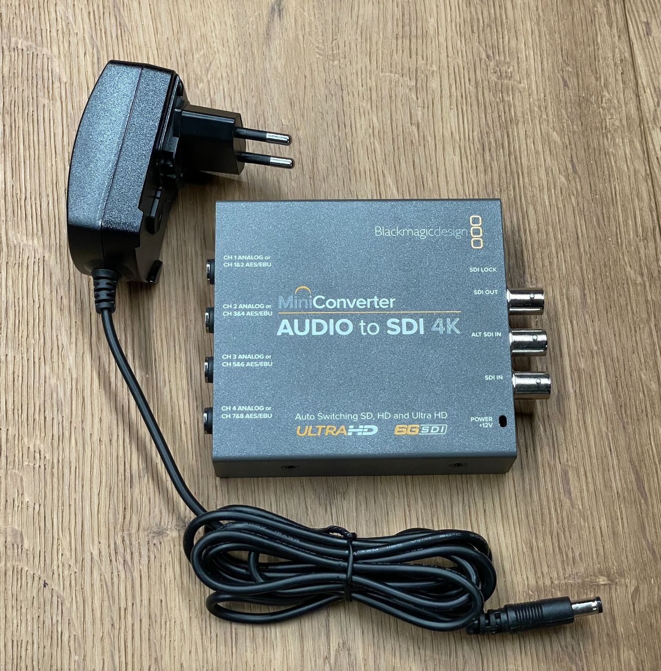 Blackmagic Convertitori: Blackmagic Audio to SDI 4K – Usato da Dübendorf venduto da icf_technics