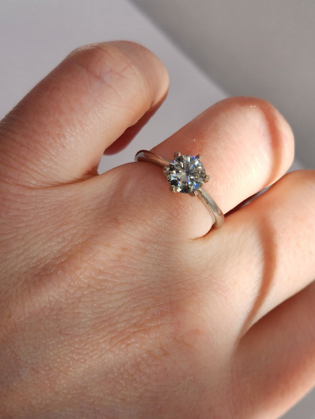 Anelli: Solitär Ring Moissonit, Silber 925, Gr. 53 verstellbar – Nuovo (secondo la descrizione) da St. Gallen venduto da GIULESGG