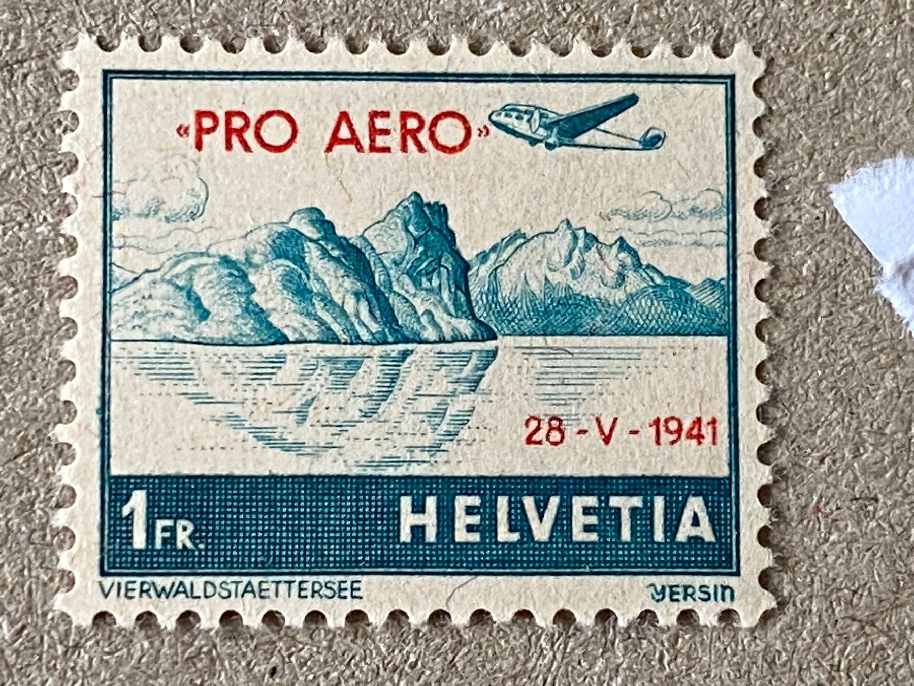 Tutti i francobolli: F35, postfrisch, starke Druckverschiebung nach rechts – Usato da Aarau venduto da hilde47