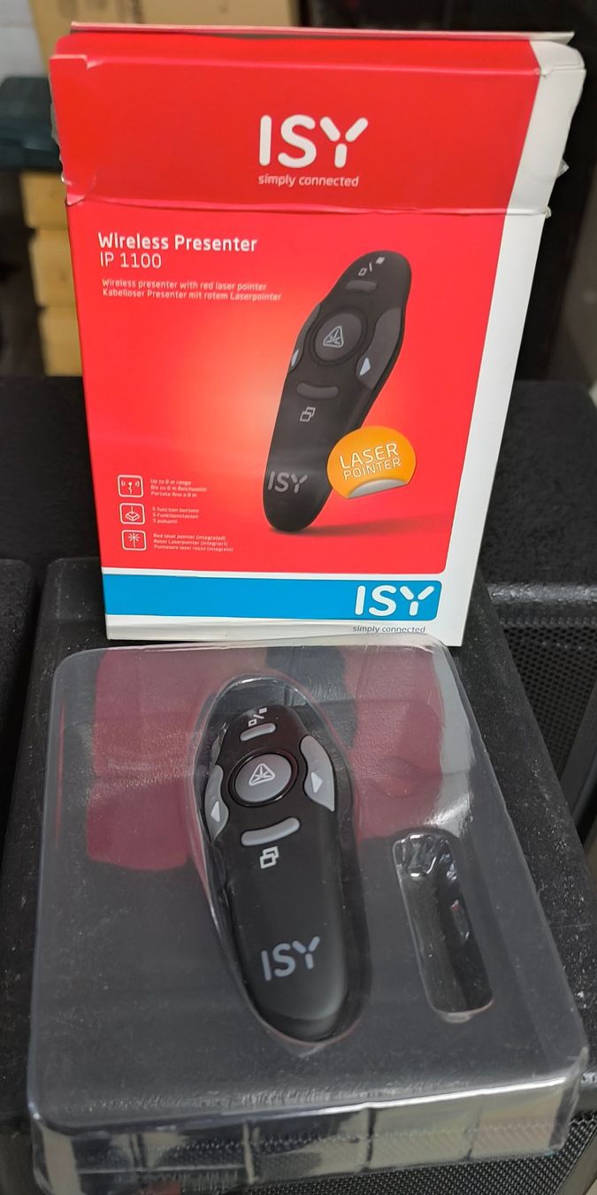 Telecomandi: ISY Wireless Presenter IP 1100 mit rotem Laser, neu – Nuovo (secondo la descrizione) da Bern venduto da khaikhong 2