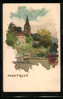 Künstler Fritz Voellmy: Montreux, Kirch