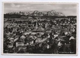 ST. GALLEN mit Säntis - Stempel Messe OLMA