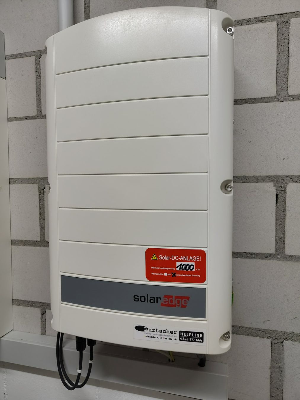 SolarEdge Inverter: Wechselrichter SolarEdge SE8K – Usato da Flawil venduto da Franzsohn