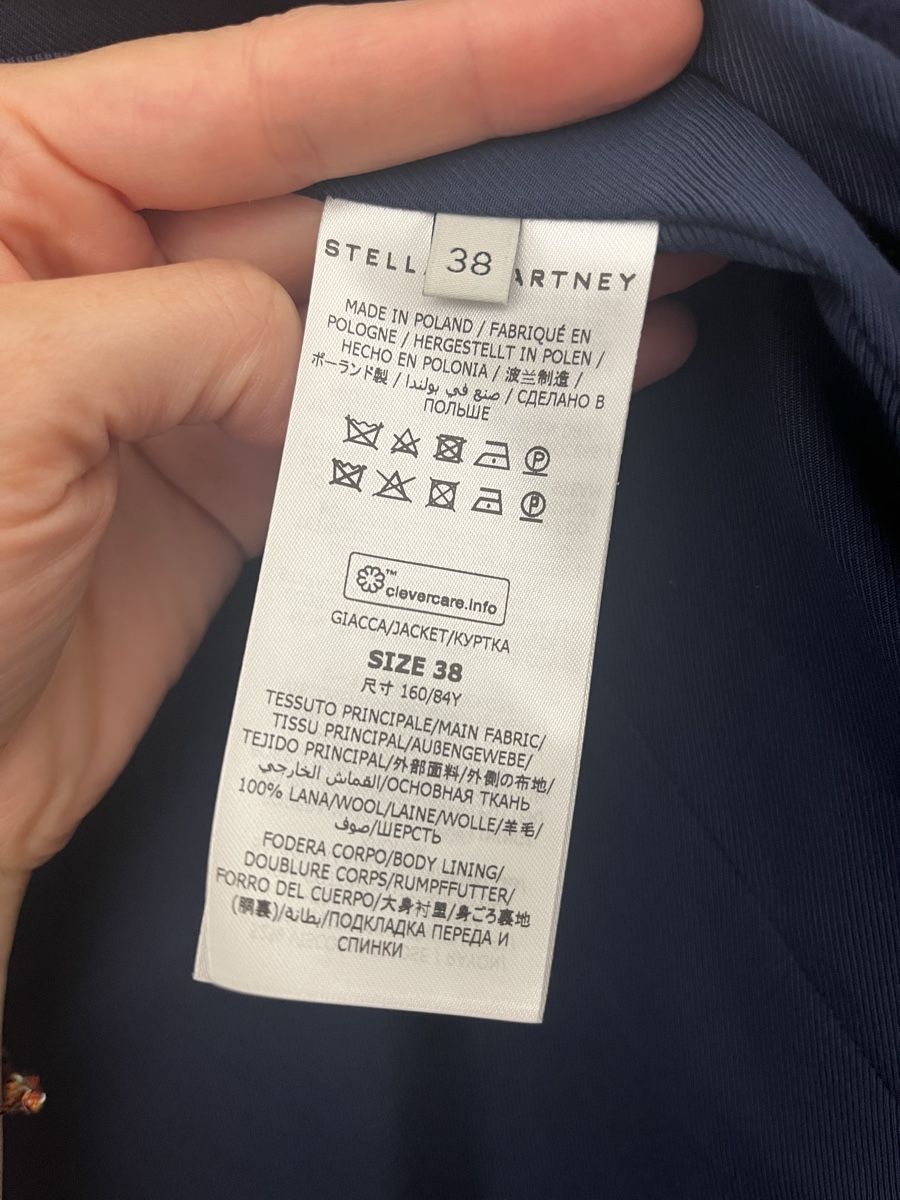 Stella McCartney Giacche: Stella McCartney Blazer in dunkelblau – Nuovo e nell'imballaggio originale da Zürich venduto da bim_qy95 3
