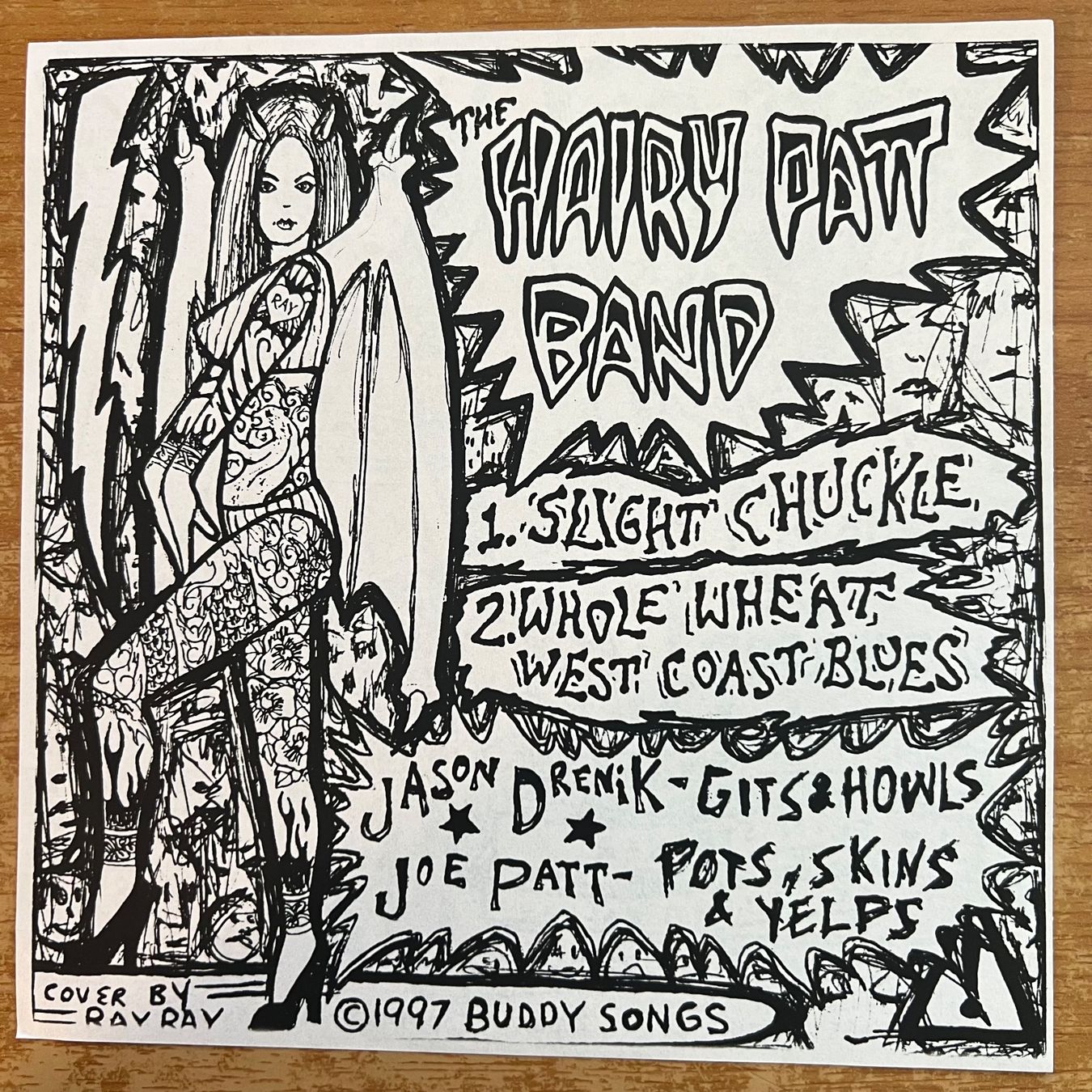 Dischi in vinile: Hairy Patt, White Outs - Split 7" EP / 1. US-Press. 1997 – Usato da Gais venduto da soundcave57 2