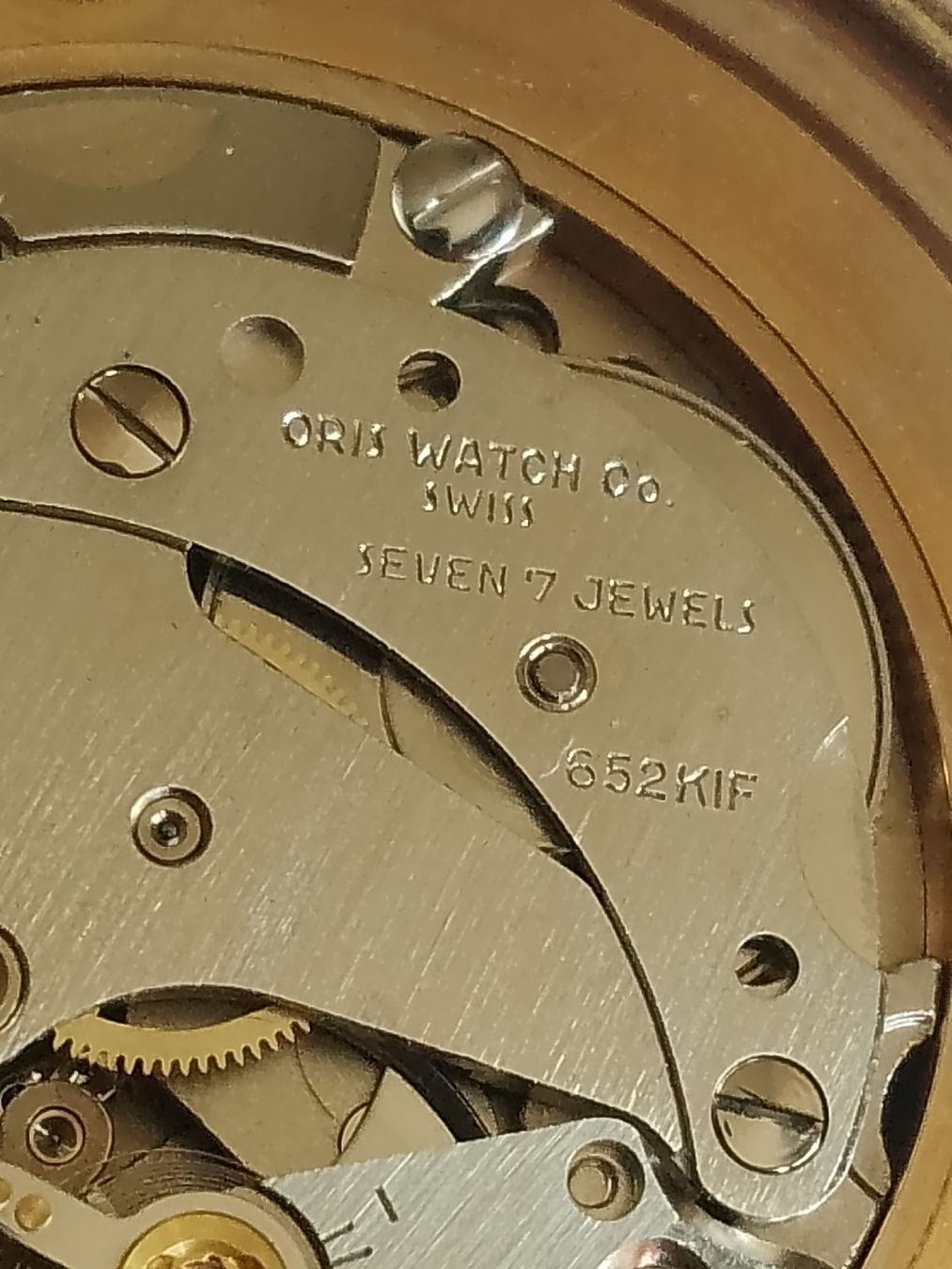 Oris Orologi: Oris Gold Plated handaufzug läuft  – Usato da Agno venduto da sam2608 3