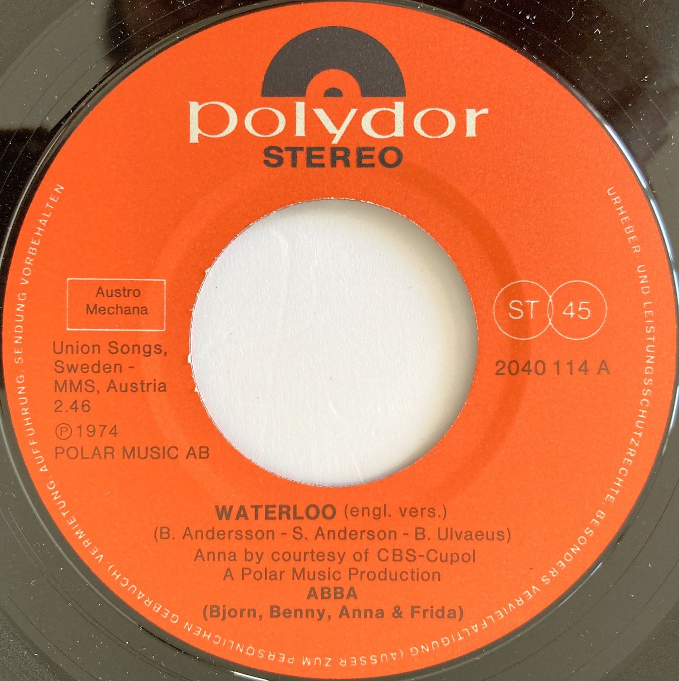 Schallplatten: ABBA - WATERLOO – Gebraucht aus Bottens von hotter-than-hell 2