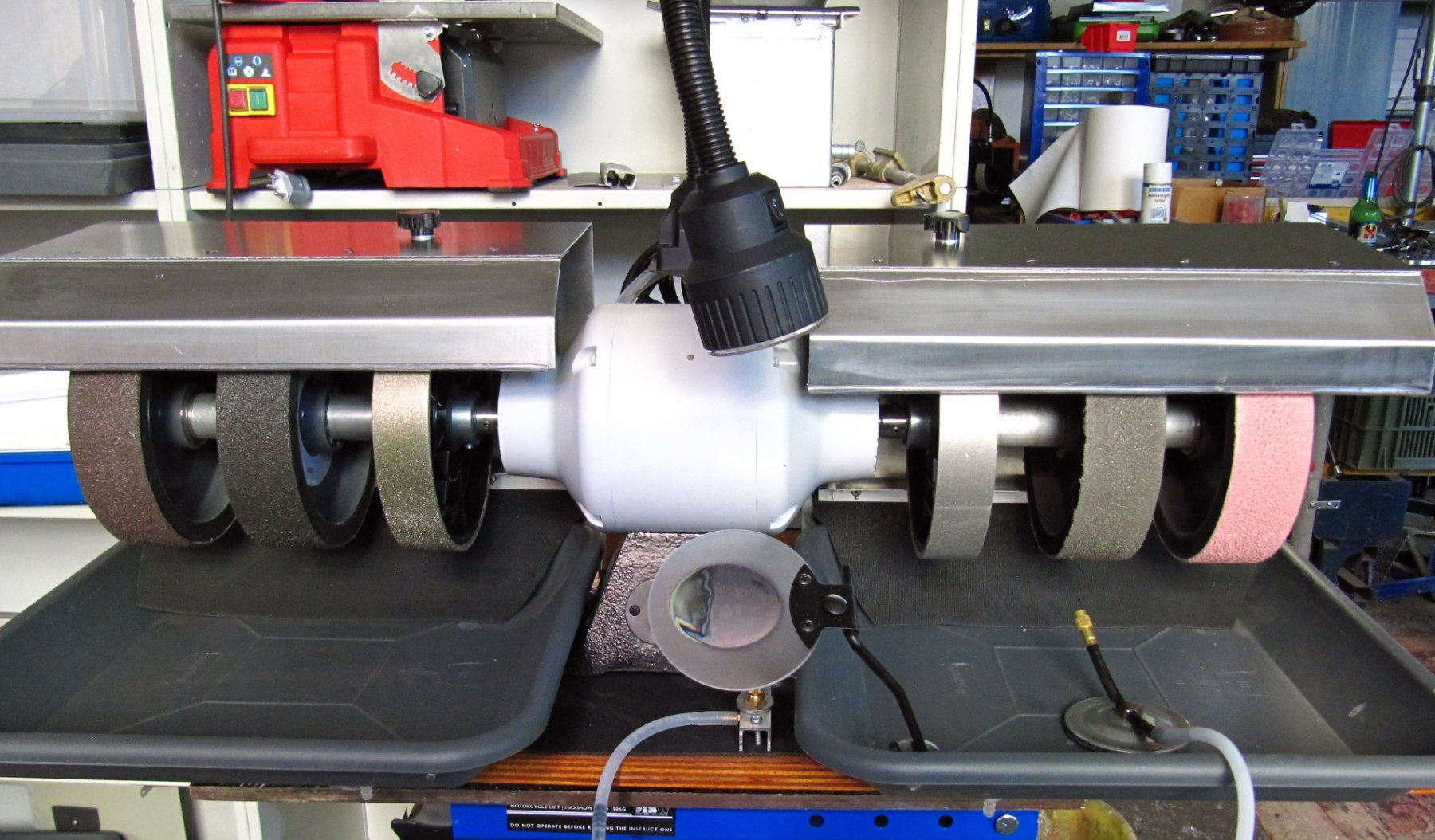 Smerigliatrici & Lucidatrici: Stein-Schleifmaschine    8" 200mm – Nuovo (secondo la descrizione) da Schaffhausen venduto da Schneider036