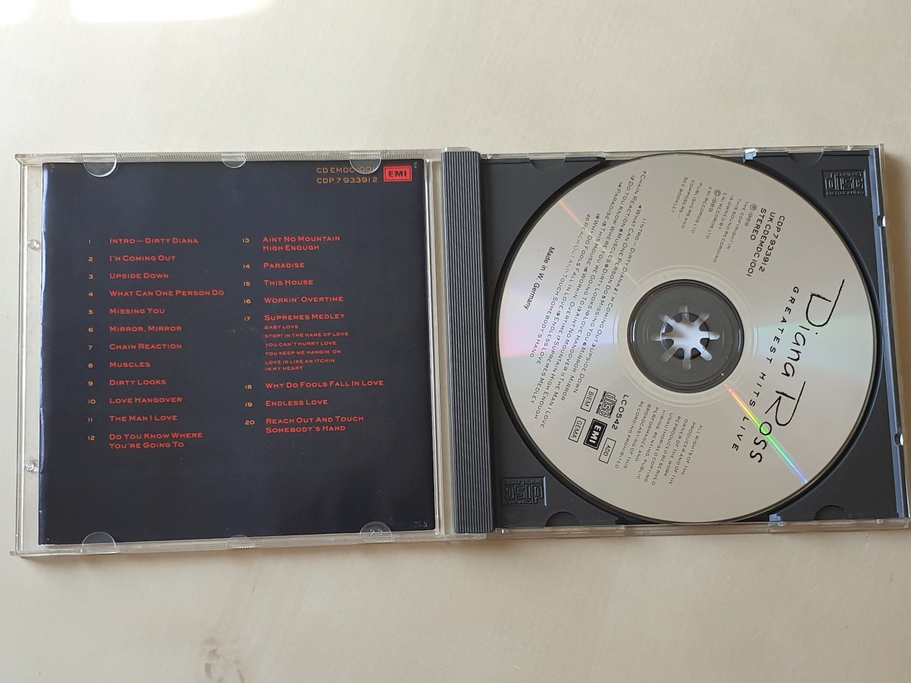 CD: Diana Ross Greatest Hits live – Usato da Stansstad venduto da collectorsshop 2