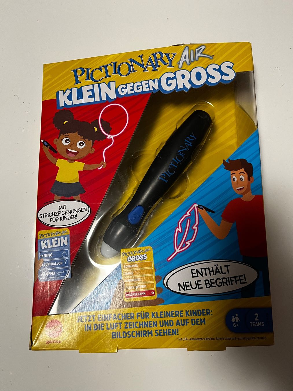 Mattel Giochi: Pictionary Air, neu und ungeöffnet! – Nuovo e nell'imballaggio originale da Zürich venduto da Ciccio17