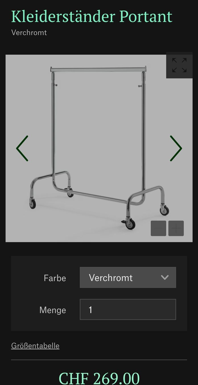 Manufactum Garderobe: Kleiderstange Manufactum – Gebraucht aus Bürglen TG von ale_8b2v 2