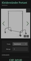 Kleiderstange von Manufactum