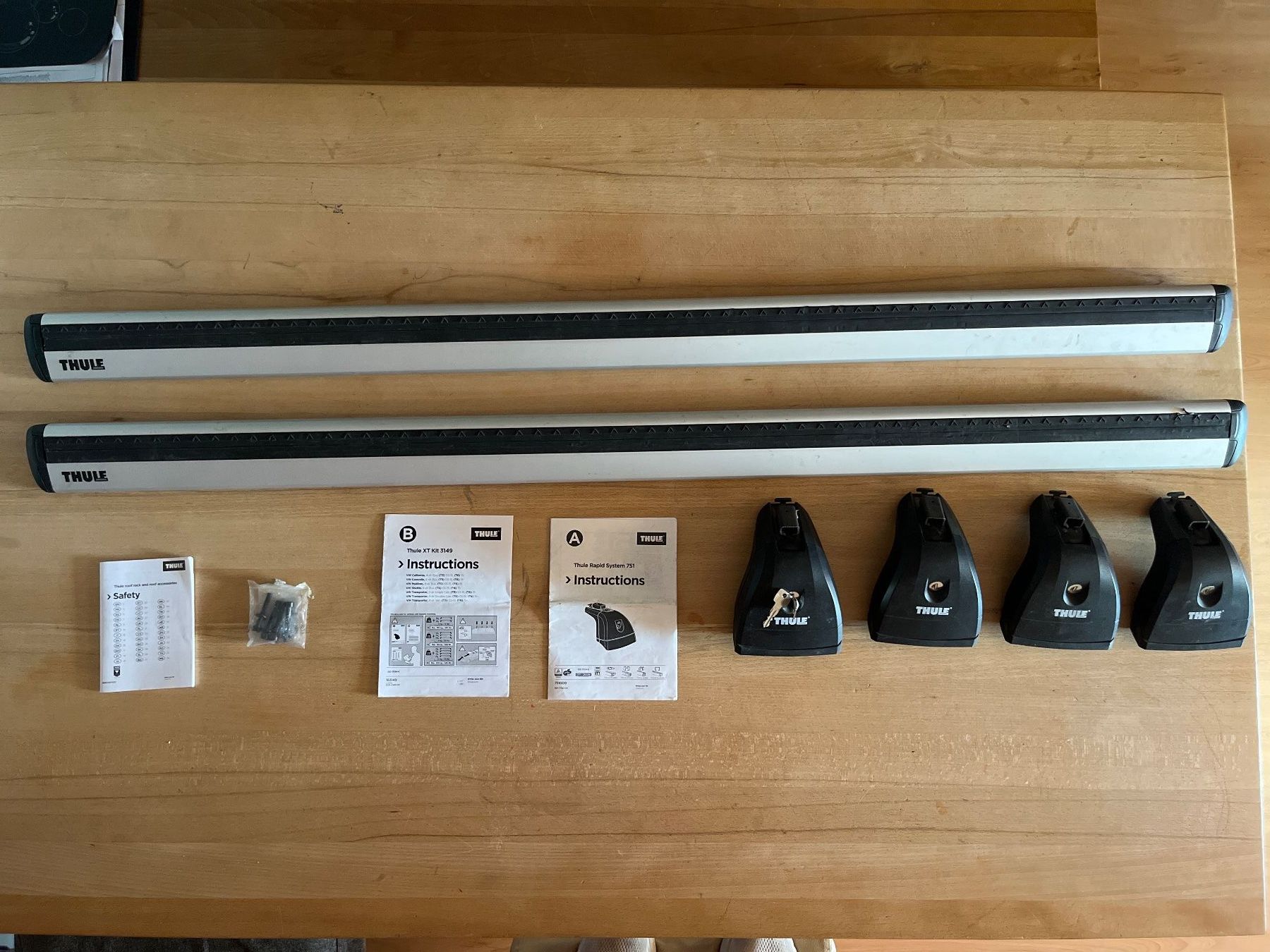 Thule Barres de toit: THULE WingBar Evo 135 – D'occasion à Muhen par mspili