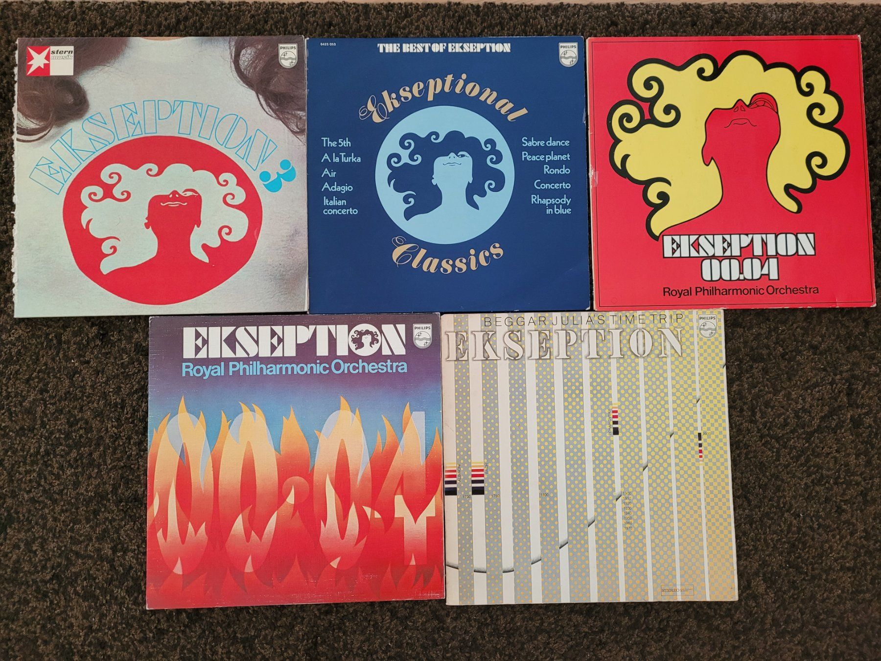 Schallplatten: 5 LP  Ekseption – Gebraucht aus Martigny von MZ-67