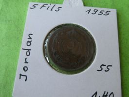 Jordanien 1955,  5 Fils