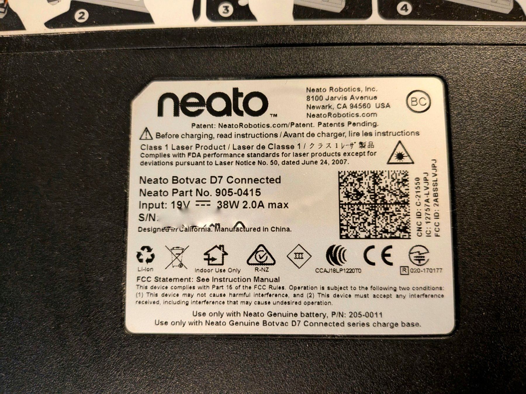 Staubsauger & Zubehör: Neato Botvac D7 Connected Staubsauger Roboter + Filter – Gebraucht aus Zug von tiagofalcao 1