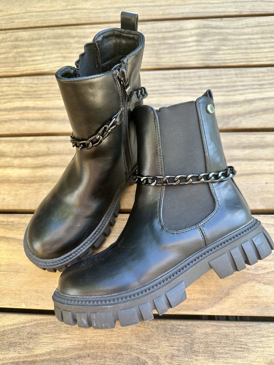 Scarpe per ragazze: Coole Bikerboots in Grösse 32 – Nuovo (secondo la descrizione) da Bottighofen venduto da Tonic1977 2