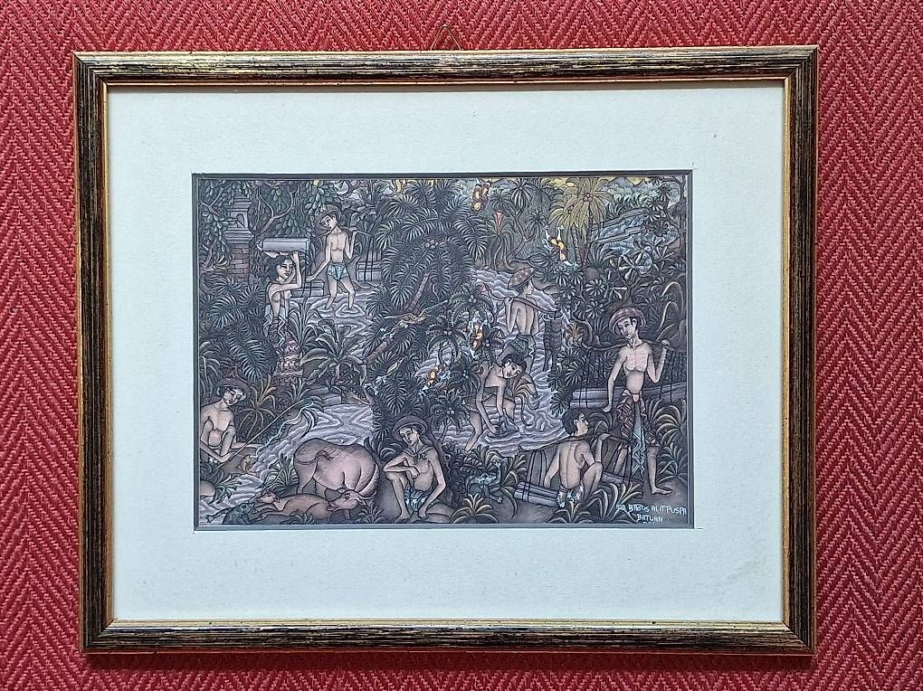 Tableaux: 2 Gemälde aus BALI – D'occasion à Sonvico par deca66