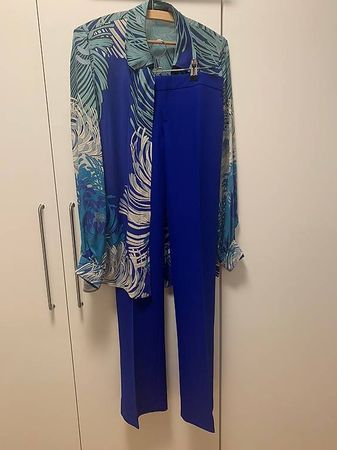 GUCCI silk blouse with matching trousers