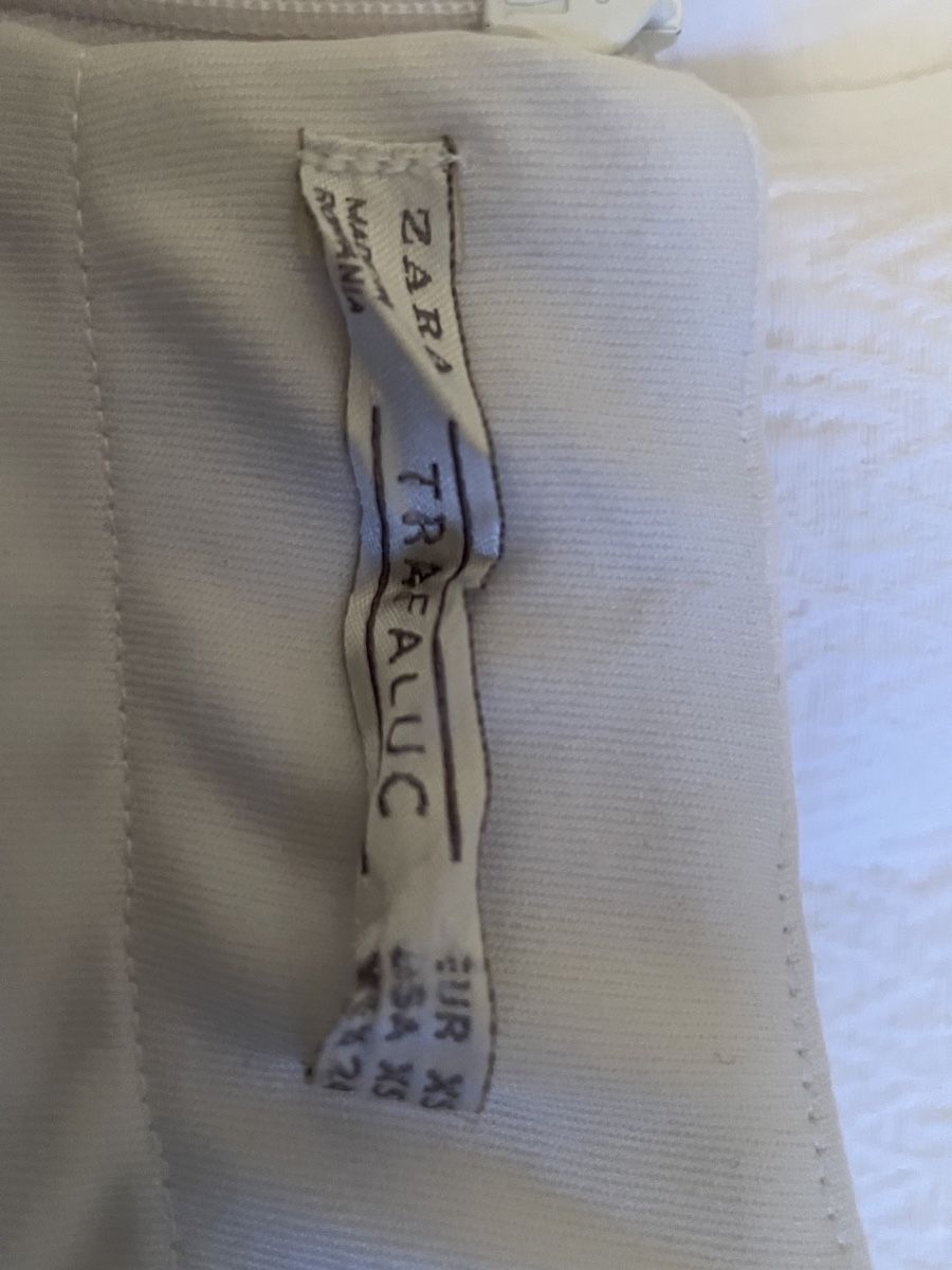Zara Tute: Combishort Zara blanc, courte, XS – Nuovo (secondo la descrizione) da Vuadens venduto da Nina11 4