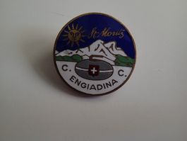 CURLING CLUB ST. MORITZ  alter Anhänger