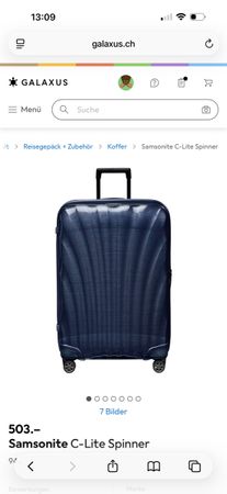 Samsonite C-Lite Koffer 75cm 2.5kg Blau