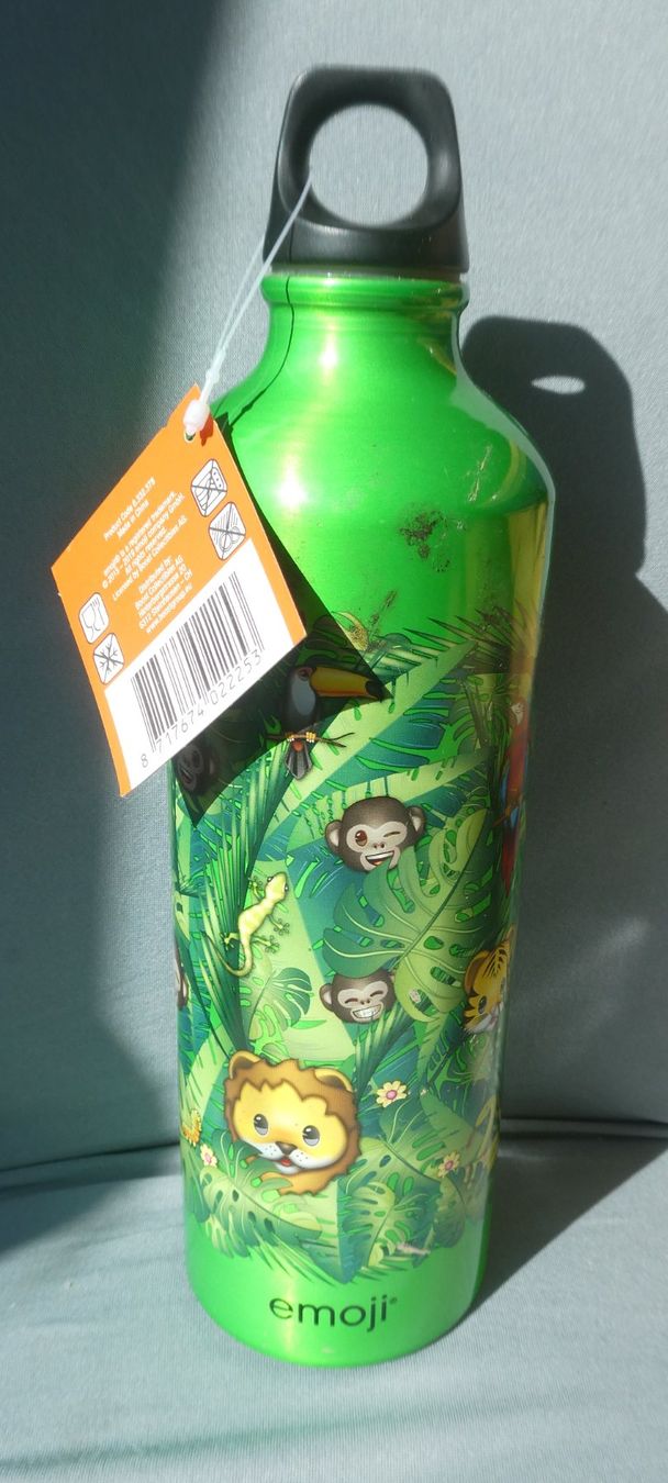 Trinkflaschen & Thermosflaschen: Gourde Emoji verte neuve – Neu und originalverpackt aus Troistorrents von Marion70 1