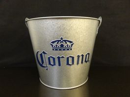 Eiskübel CORONA Kübel Metall Eimer Kessel Getränkekühler