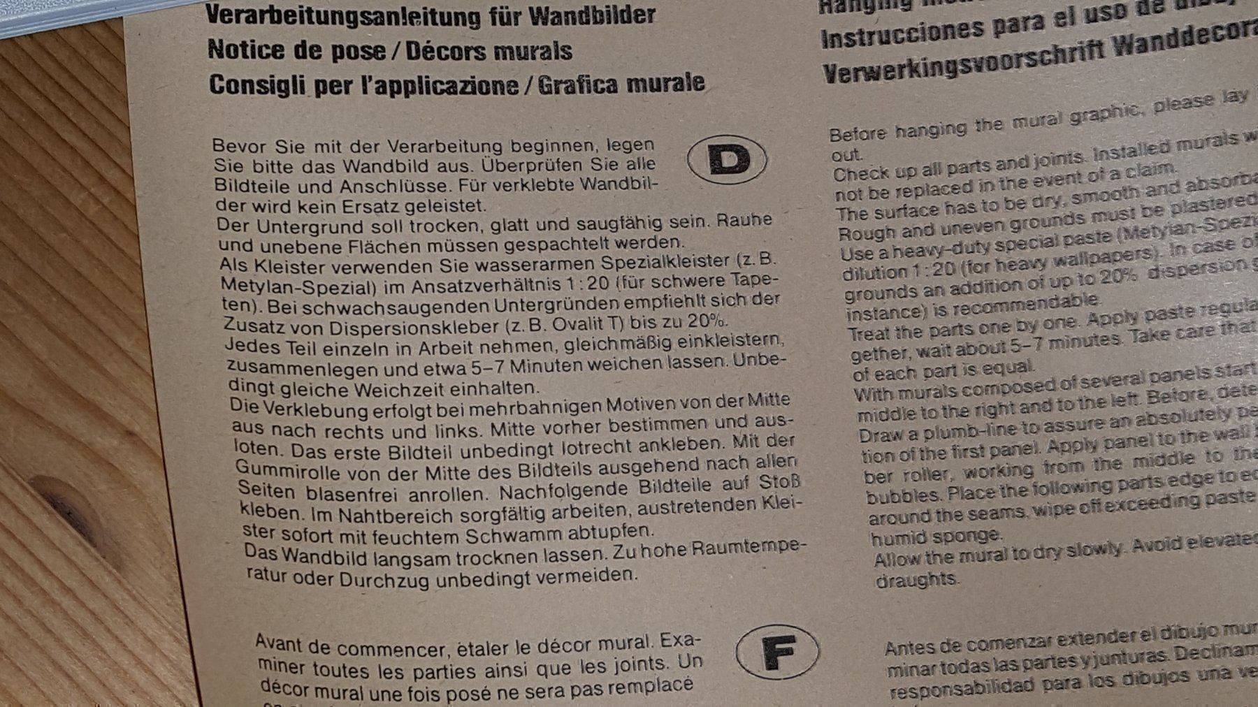 Foto & Immagini: Schnäppchen: vollständiges 4 teiliges Wandbild neu – Nuovo e nell'imballaggio originale da Hondrich venduto da Ebro01 5