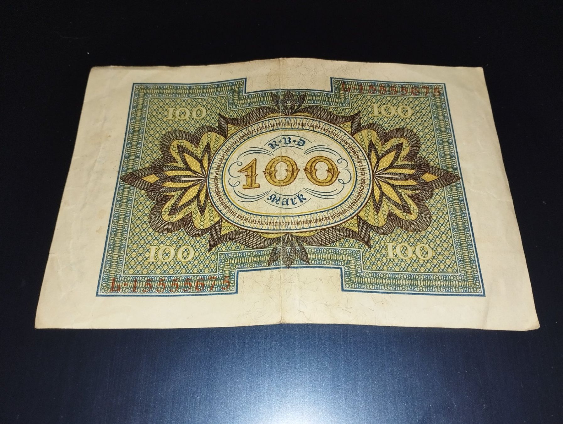 Banconote: Billet de 100 Mark, Allemagne 1920 – Usato da Collombey venduto da Anoushka83 1