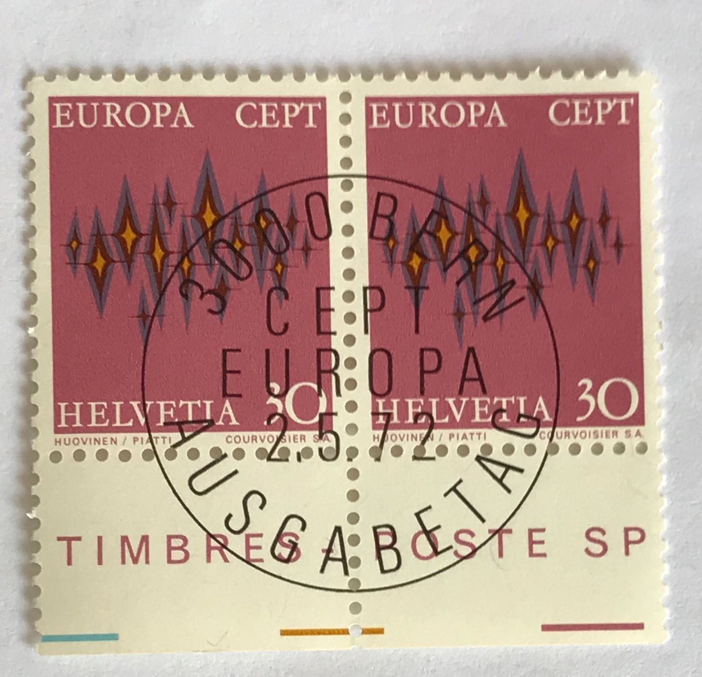 Tutti i francobolli: 2 er Nr.509  mit Vollstempel Bern – Usato da Aarau venduto da Billa007