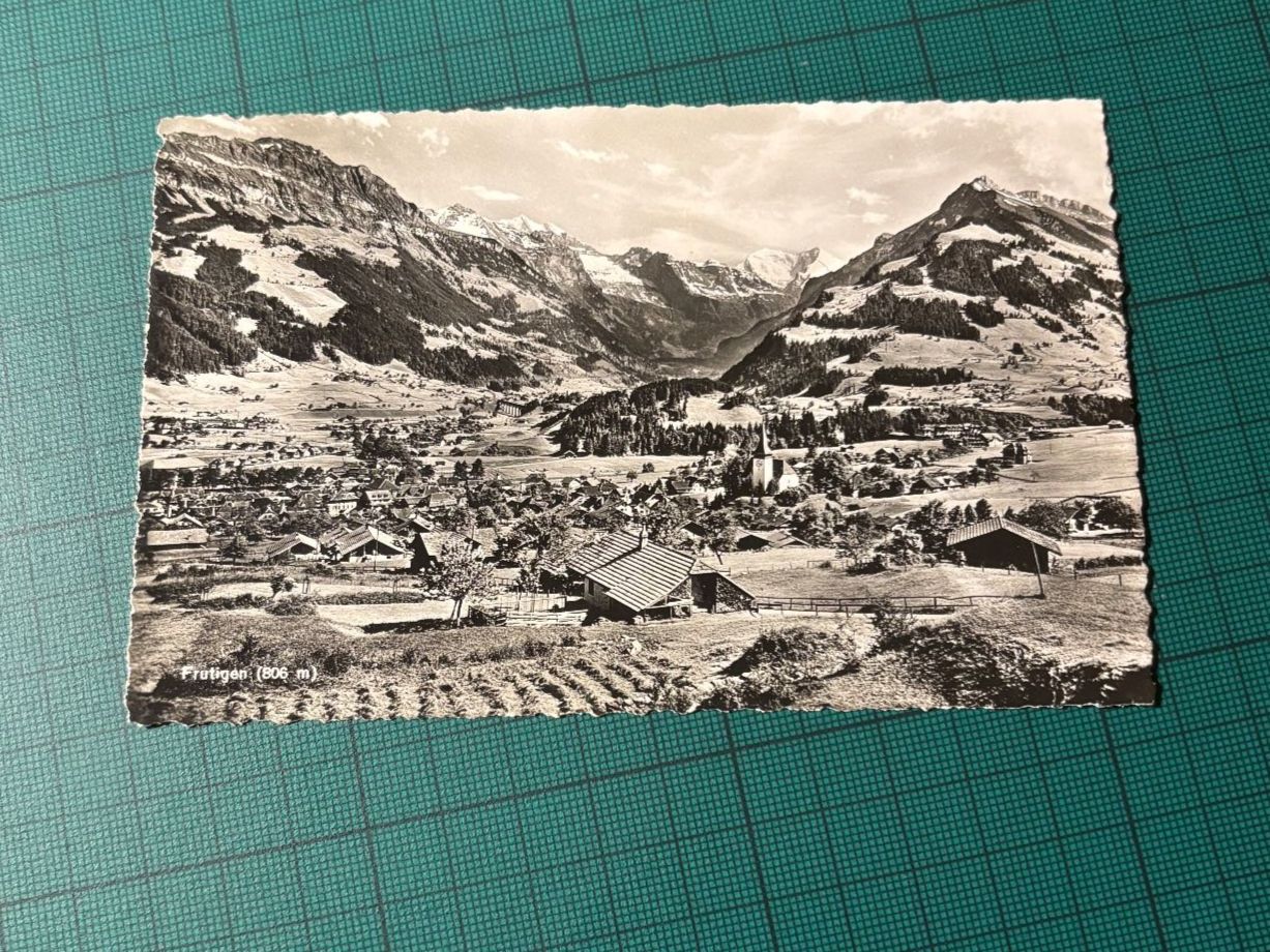 Cartoline postali: AK Frutigen 1949. Generalansicht. – Usato da Utzenstorf venduto da Rose0303