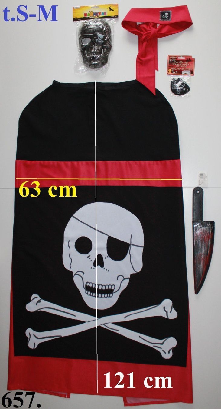 Kostüme: Cape pirate / Pirat      t. S - M              NEU! – Neu und originalverpackt aus Peseux von CoolShoping 1