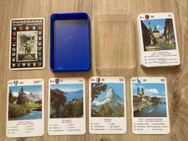 QUARTETT Panoramen der Schweiz mit Hülle, gut erhalten